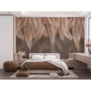 Пальмовые листья с оттенком (бежевый)