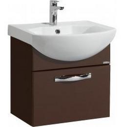 Тумба для умывальника Акватон Ария 50 темно-коричневый