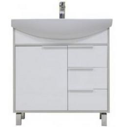 Тумба для умывальника Акватон Рико 80, ясень фабрик