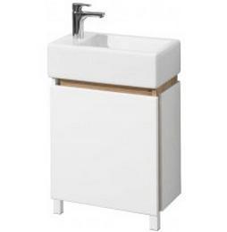 Тумба для умывальника Акватон Эклипс 46 М, левая, подвесная, эбони светлый