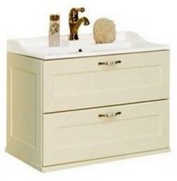 Тумба для умывальника Акватон Леон 65, подвесная, бежевый дуб