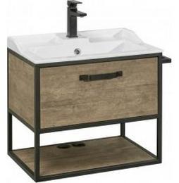 Тумба для умывальника Акватон Лофт Фабрик 65, Дуб Кантри