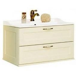 Тумба для умывальника Акватон Леон 80, подвесная, белый дуб