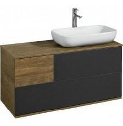 Тумба для умывальника Акватон Терра 105, Дуб Кантри/Антрацит