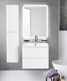 Тумба подвесная с раковиной BelBagno ALBANO-600-2C-SO-BL