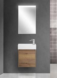 Тумба подвесная правосторонняя с раковиной BelBagno KRAFT MINI-500/260-1A-SO-RT-R