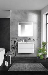 Тумба подвесная с раковиной BelBagno ALBANO-900-2C-SO-BL