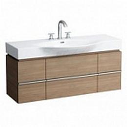 Тумба под умывальник Laufen Case 401302 120х38x46, 2 полки, 2 ящика, дуб