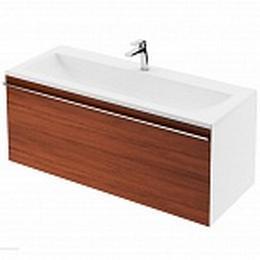 Тумба под умывальник Ravak SD 1000 Ravak Clear 100x38x42, белый/орех