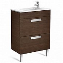 Тумба под умывальник Roca Debba ZRU9302707 60,5x36x86,5, 2 ящика, венге