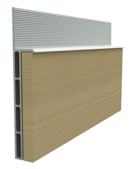 Скрытый плинтус деревянный