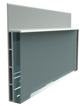 Скрытый плинтус из стекла