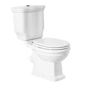 Унитаз компакт безободковый P-trap BelBagno BOHEME BB115CPR + BB115T