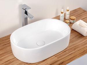 Раковина керамическая накладная, овальная BELBAGNO BB1048