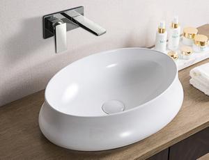 Раковина керамическая накладная, овальная BELBAGNO BB1389
