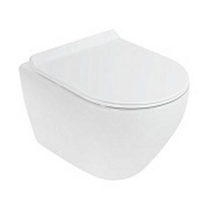 Унитаз подвесной безободковый с сиденьем CEZARES STYLUS+CZR-2011-