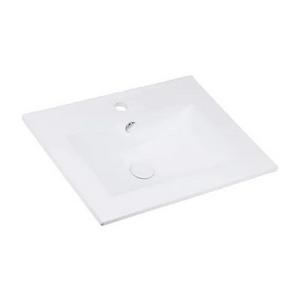 Накладной, мебельный умывальник UPTREND Neva 60 глянцевый белый