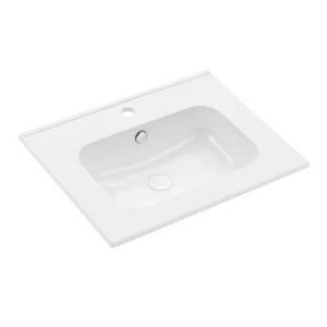 Накладной, мебельный умывальник UPTREND Venta 60 глянцевый белый