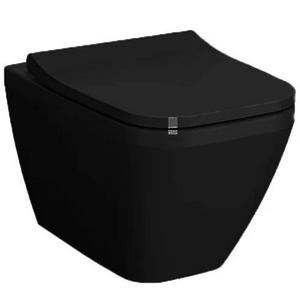 Унитаз подвесной Vitra Integra Square безободковый, черный