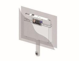 9370007 Сливной бачок TECEbox Octa, 8 см, для напольного унитаза, с арматурной сеткой, высота установки 1110 мм