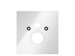 9650100 Стеклянная панель TECElux для установки стандартного унитаза, нижняя, стекло белое