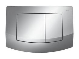 9240226 Панель смыва унитаза TECEambia для двойной системы смыва, материал пластик, цвет панели хром глянцевый