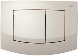 9240201 Панель смыва унитаза TECEambia для двойной системы смыва, материал пластик, цвет панели пергамон