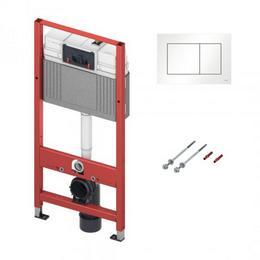 9400413 Комплект инсталляции 3 в 1 с панелью смыва ТЕСЕnow для установки подвесного унитаза