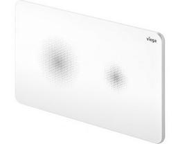 viega клавиша смыва тип 09 белый глянец/хром глянец [109.WH.1]