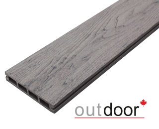 Террасная доска ДПК Outdoor 3D 150*25*4000 мм. ARIZONA BLACK серая микс