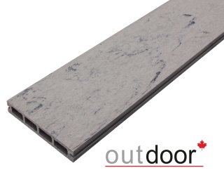 Террасная доска ДПК Outdoor 3D 150*25*4000 мм. ARIZONA BLACK серая микс