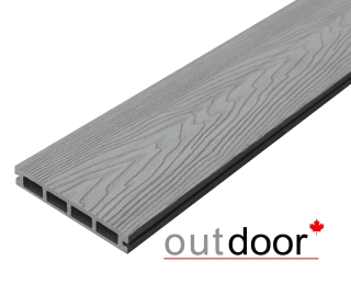 Террасная доска ДПК Outdoor 3D 150*25*4000 мм. HAVANA GREY серая микс