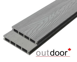 Террасная доска ДПК Outdoor 3D 150*25*4000 мм. HAVANA GREY серая микс