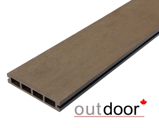 Террасная доска ДПК Outdoor 3D 150*25*4000 мм. OCEAN BROWN коричневая микс