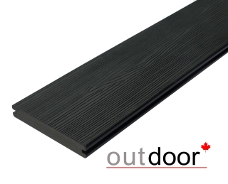 Террасная доска ДПК Outdoor 3D 140*21*2900 мм. полнотелая STORM/OLD WOOD BLACK черная