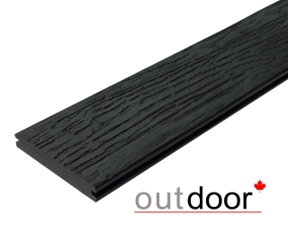Террасная доска ДПК Outdoor 3D 140*21*2900 мм. полнотелая STORM/OLD WOOD BLACK черная