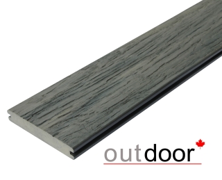 Террасная доска ДПК Outdoor 3D 140*21*2900 мм. полнотелая STORM/OLD WOOD GREY серая микс