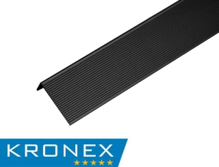 Угол завершающий алюминиевый KRONEX 51,5*30*3000 мм. черный
