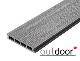 Террасная доска ДПК Outdoor 3D 150*25*3000 мм. CALIFORNIA/вельвет серая