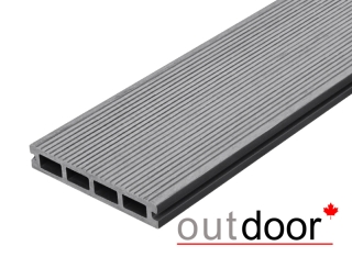 Террасная доска ДПК Outdoor 3D 150*25*3000 мм. CALIFORNIA/вельвет серая