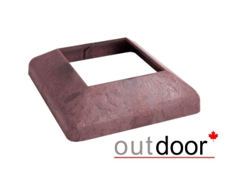 Юбка пластиковая для столба Outdoor 190*190*45 мм. кирпичная