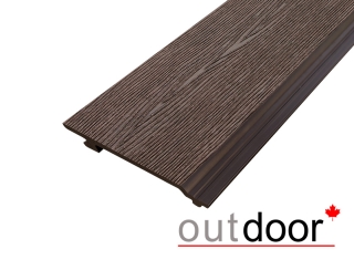 Фасадная доска ДПК Outdoor 3D 156*21*4000 мм. STORM коричневая микс