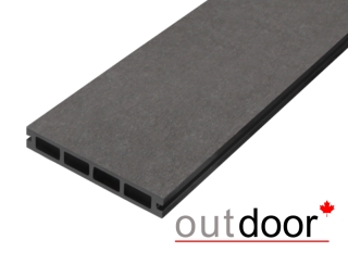 Террасная доска ДПК Outdoor 150*25*3000 мм. вельвет/шлифованная темно-коричневая