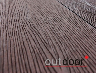Террасная доска ДПК Outdoor 3D 150*25*4000 мм. STORM BROWN коричневая микс