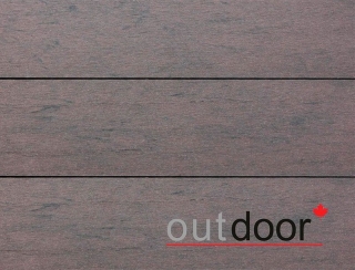 Террасная доска ДПК Outdoor 3D 150*25*4000 мм. STORM BROWN коричневая микс