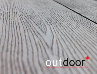 Террасная доска ДПК Outdoor 3D 150*25*4000 мм. STORM GREY серая