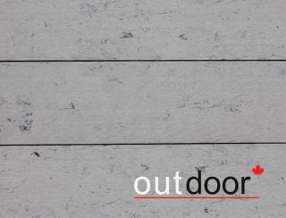 Террасная доска ДПК Outdoor 3D 150*25*4000 мм. STORM GREY серая