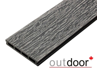 Террасная доска ДПК Outdoor 150*25*4000 мм. OLD WOOD/вельвет графит