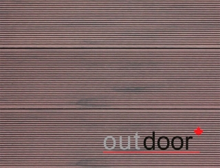 Террасная доска ДПК Outdoor 150*25*3000 мм. вельвет/шлифованная коричневая микс