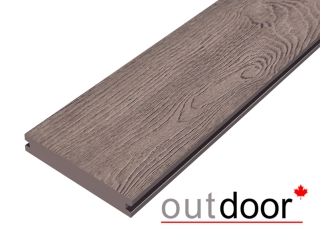 Террасная доска ДПК Outdoor 3D 140*25*3000 мм. полнотелая NEVADA/CALIFORNIA BROWN коричневая микс